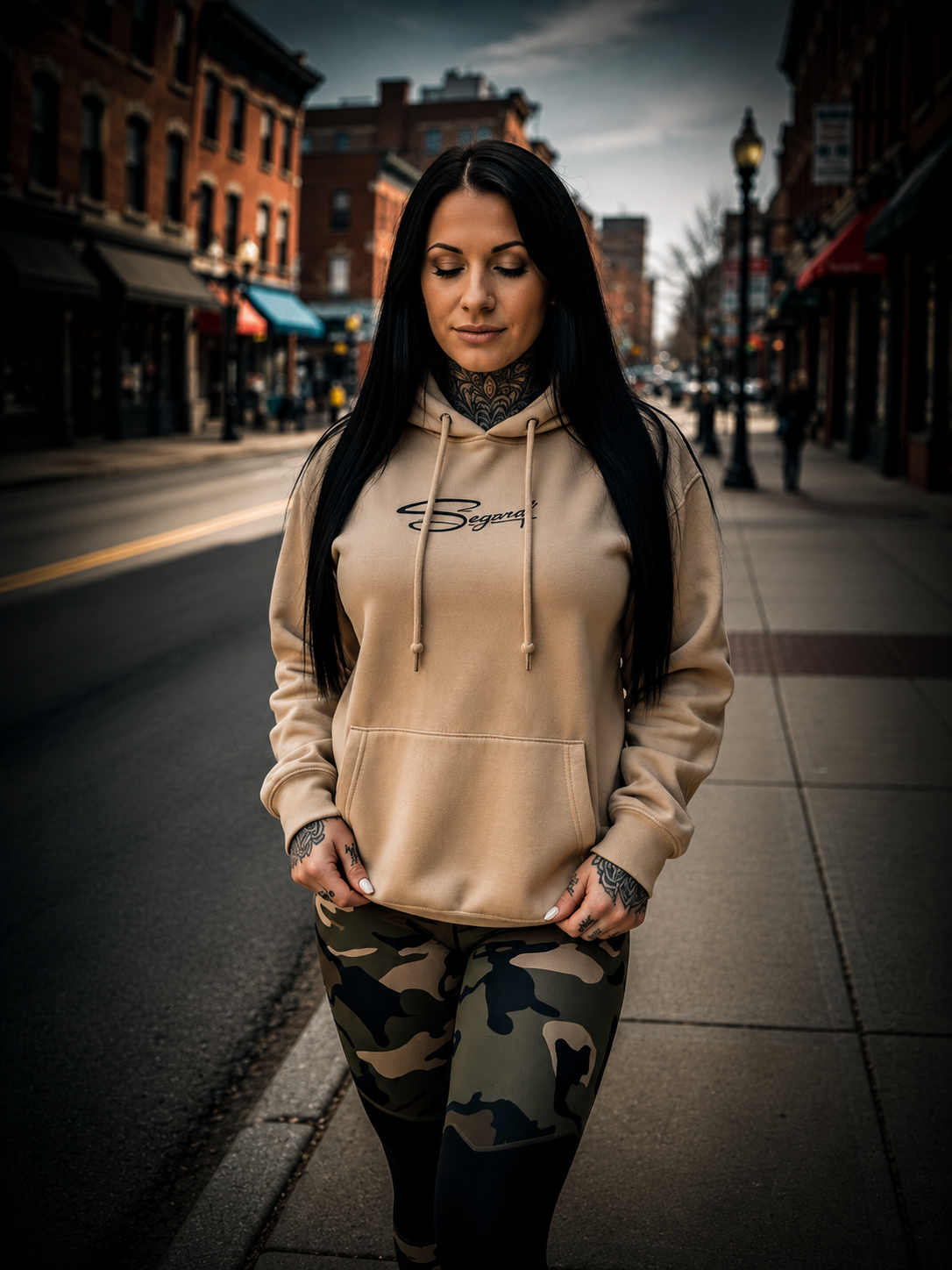 Sugared Basic Line Hoodie