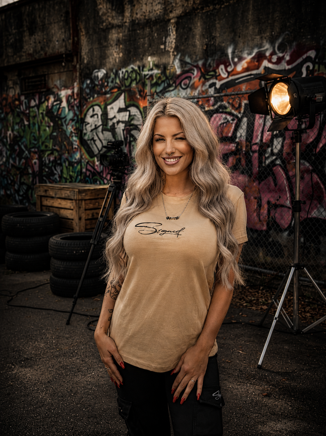 Sugared Basic Line T-Shirt